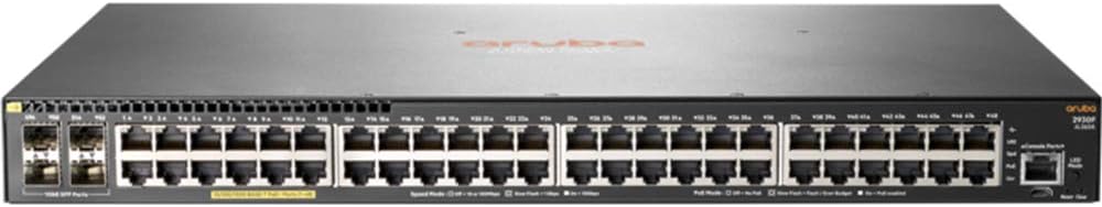Hewlett Packard Enterprise JL262A Aruba 2930F 48G POE Switch