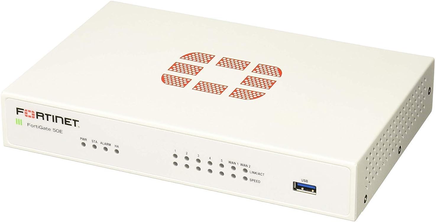 Fortinet FortiGate 50E Next-Generation Firewall for Small to Medium Networks