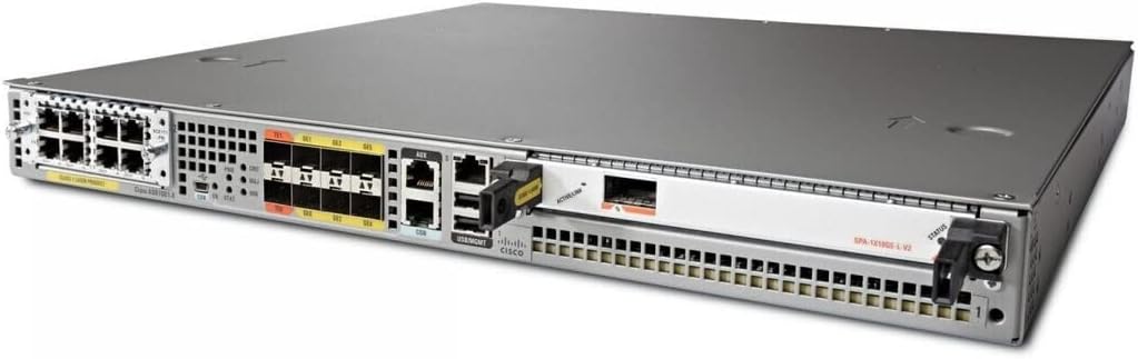 CISCO ASR1001-X - Cisco ASR1001-X Chassis, 6 built-in GE, Dual P/S, 8GB DRAM