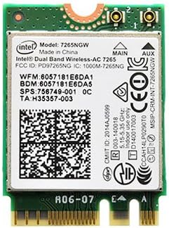 793840-001 - HP 7265NGW IEEE 802.11ac Wifi/Bluetooth 4.0 Wireless LAN Card