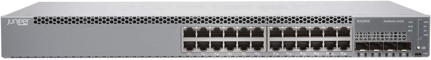 Juniper EX2300-24P Switch with 24 PoE Ports for Network Expansion