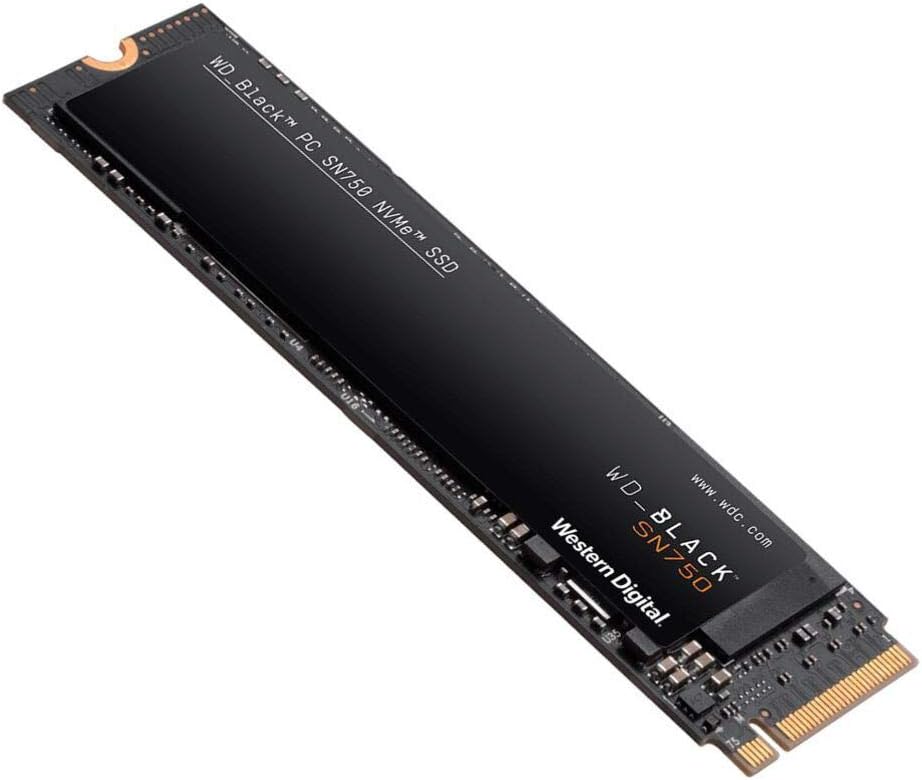 Western Digital Black SN750 WDS500G3X0C 500GB M.2 QLC PCIe Solid State Drive w/o Heatsink