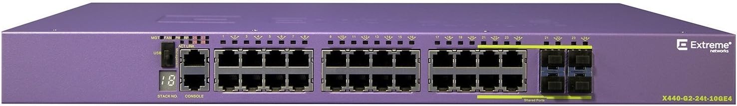 X440-G2-24P-10GE4 - Extreme Networks 24 x Ports Switch