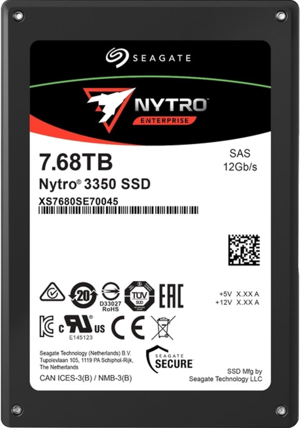 XS7680SE70045 High-Capacity 7.68TB SSD for Data Centers