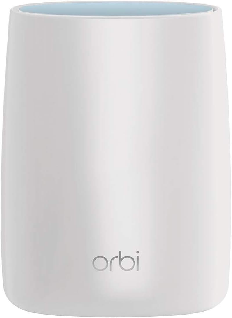 RBS50-100PES - Netgear Orbi RBS50 Tri-Band IEEE 802.11ac 5GHz 3000Mbps 4 x RJ-45 Ports 10/100/1000Base-T Internal Antennas Wireless Range Extender