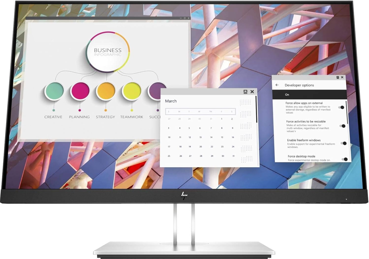 F0W81A - HP EliteDisplay E241i 24.0-inch (1920 x 1200) at 60Hz DisplayPort/VGA/USB/DVI LED-backlit LCD Monitor