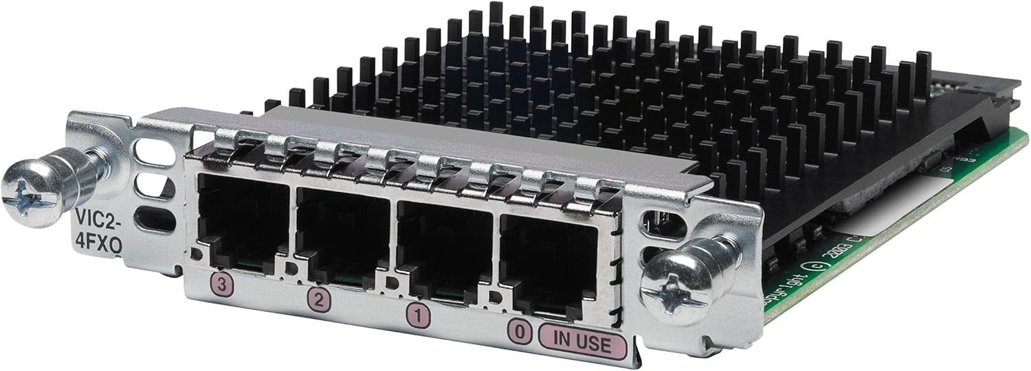 Cisco VIC2-4FXO Voice Interface Card for Legacy Telephony Integration
