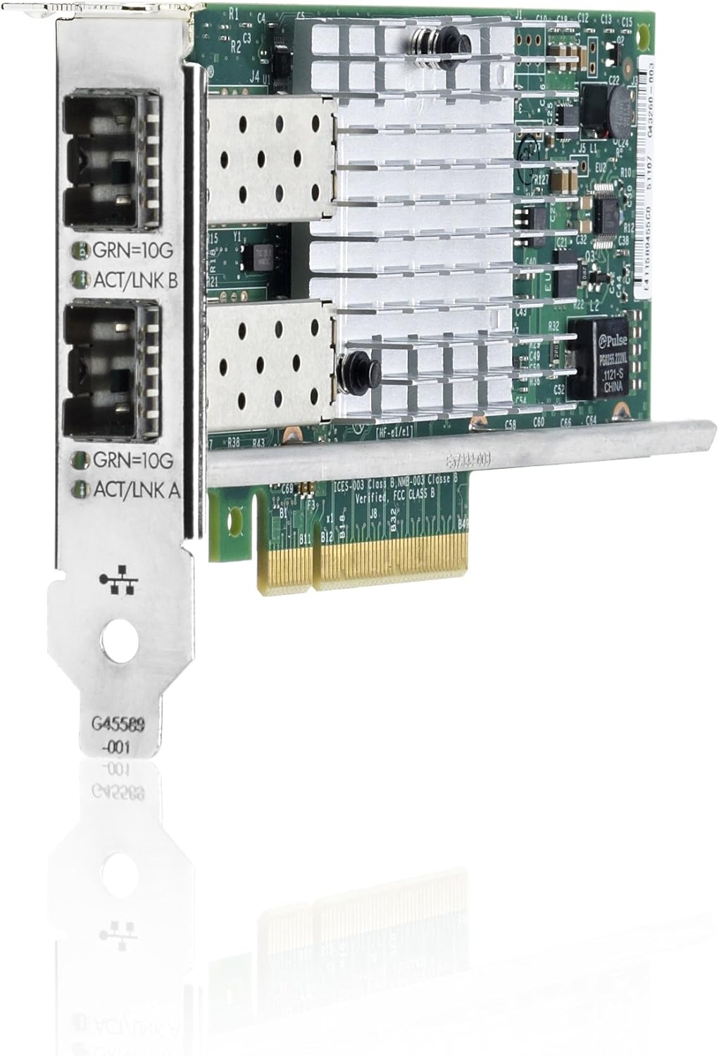 P26256-B21 - HPE BCM57412 2 x SFP+ Ports 10GBase-X Gigabit Ethernet PCI Express 3.0 x8 OCP 3.0 Adapter for DL345 Gen10 Server