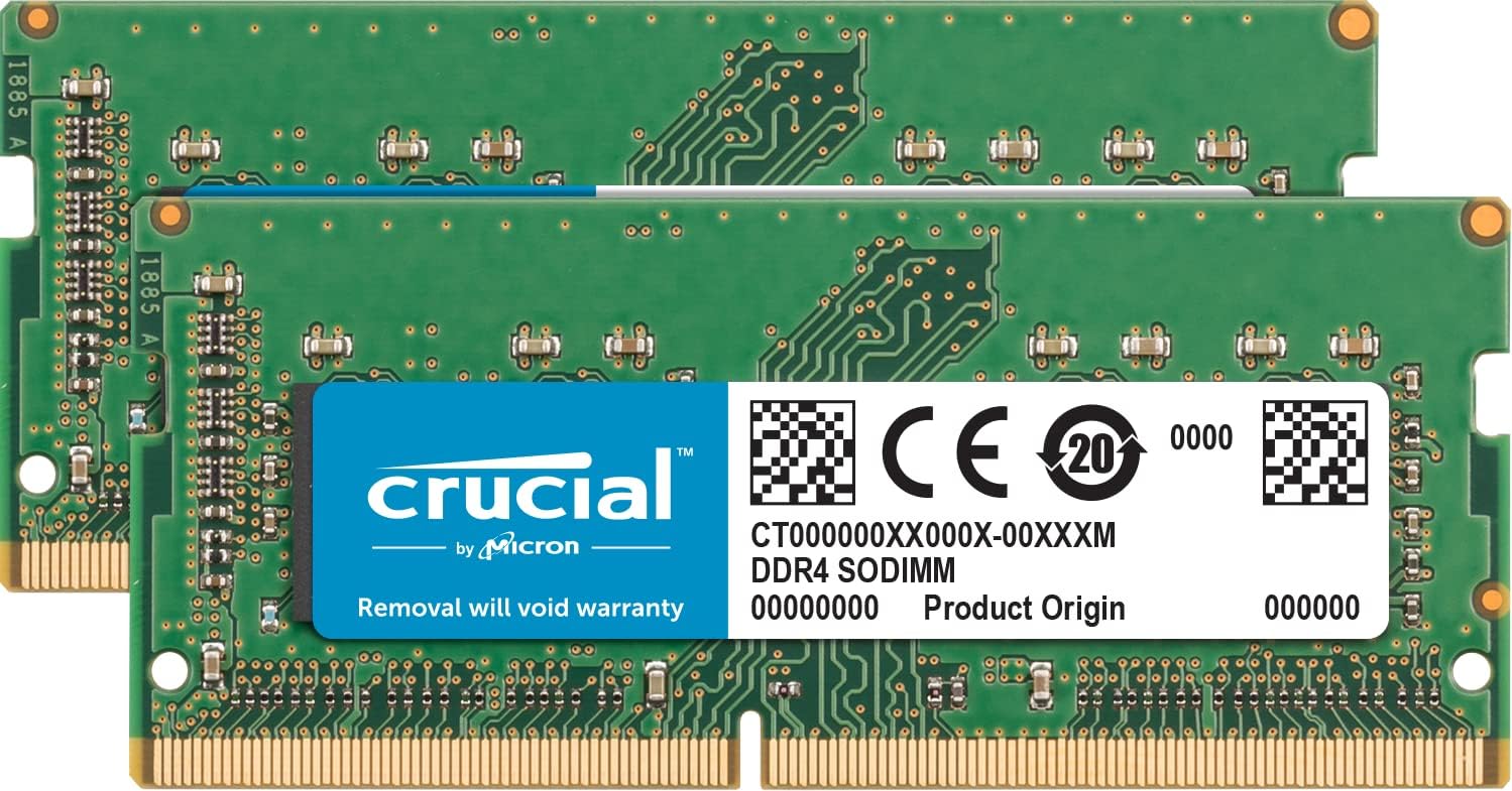 CT2K32G4SFD8266 - Crucial 64GB Kit (2 X 32GB)DDR4-2666MHz PC4-21300non-ECC Unbuffered CL19 260-Pin SoDimm 1.2V Dual Rank Memory