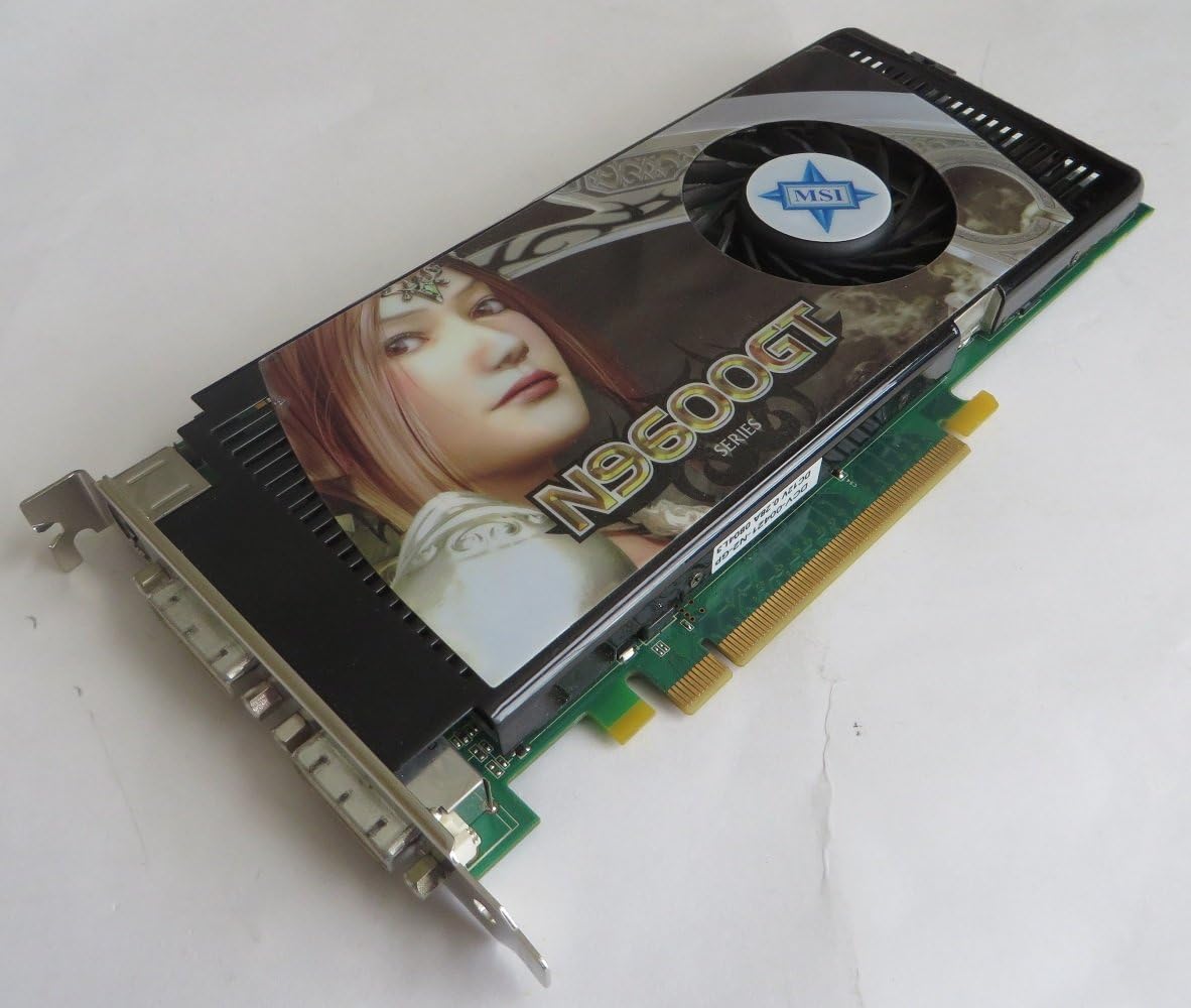 N9600GSO-T2D384OC - MSI NVIDIA GeForce 9600 GSO OC 384MB DDR3 PCI Express 2DVI/ HDCP Video Graphics Card