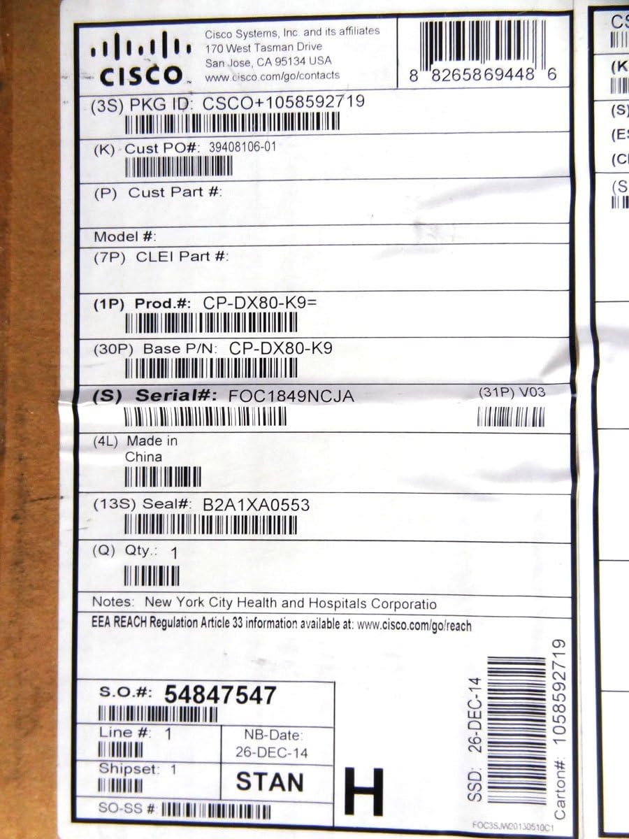 Cisco TelePresence SX80 IP40-K9 Video Conferencing System: Detailed Features, Specifications, and Pricing