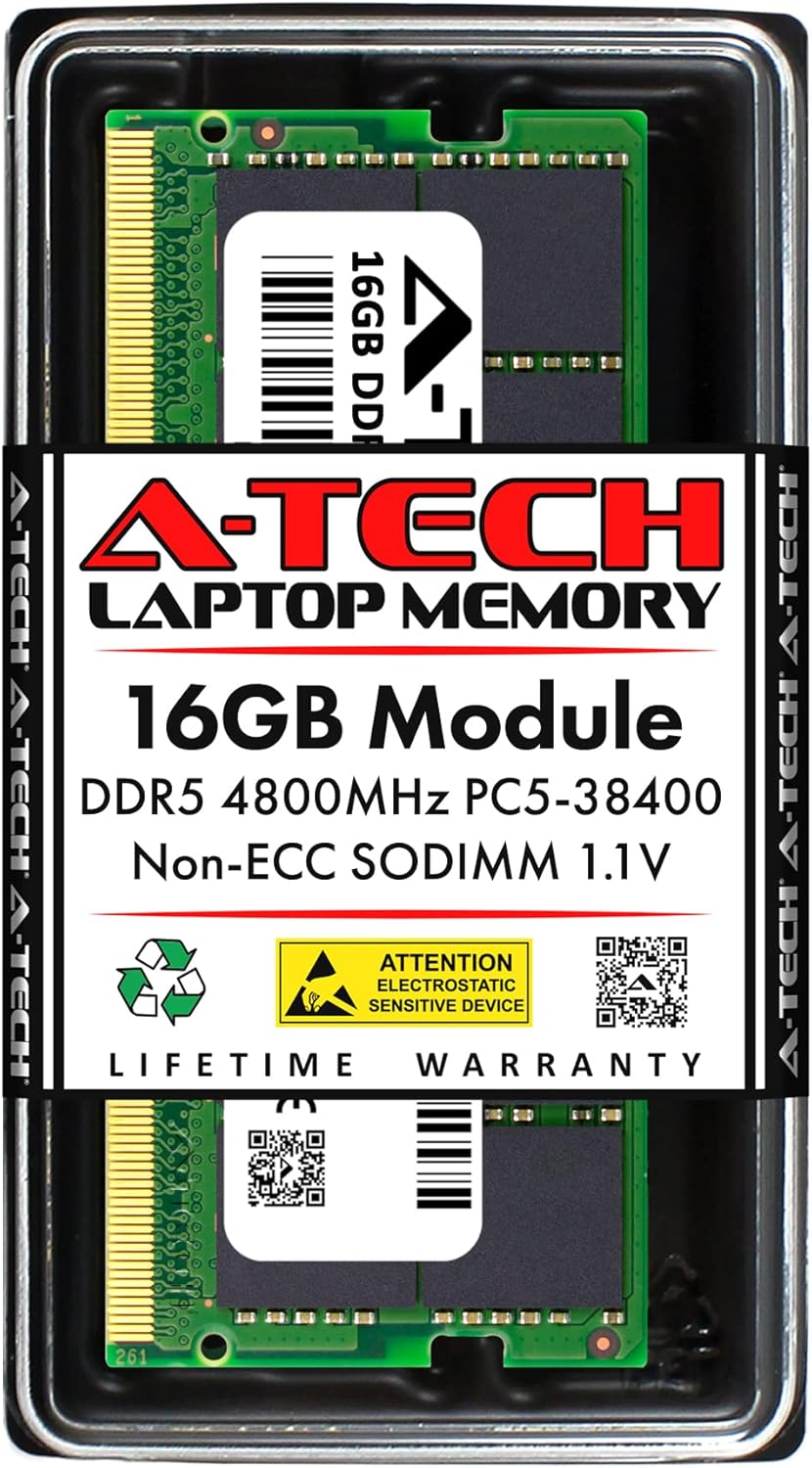 HMCG78MEBSA092N - Hynix 16GB DDR5-4800MHz PC5-38400 Non-ECC Unbuffered CL40 262-Pin SODIMM 1.1V Single Rank Memory Module