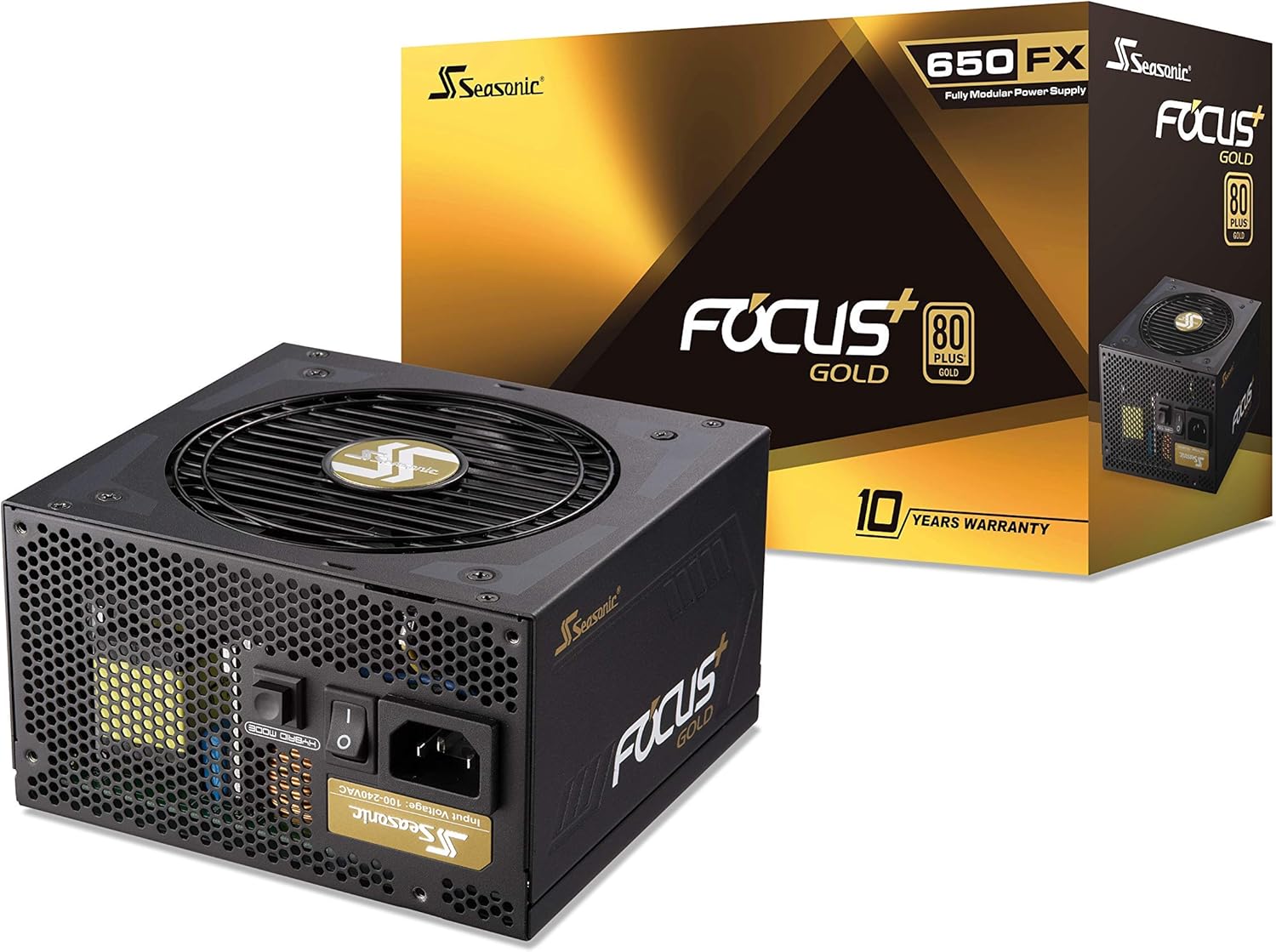 SSR-650FX - Seasonic Focus Plus 650-Watts Gold Modular ATX PSU