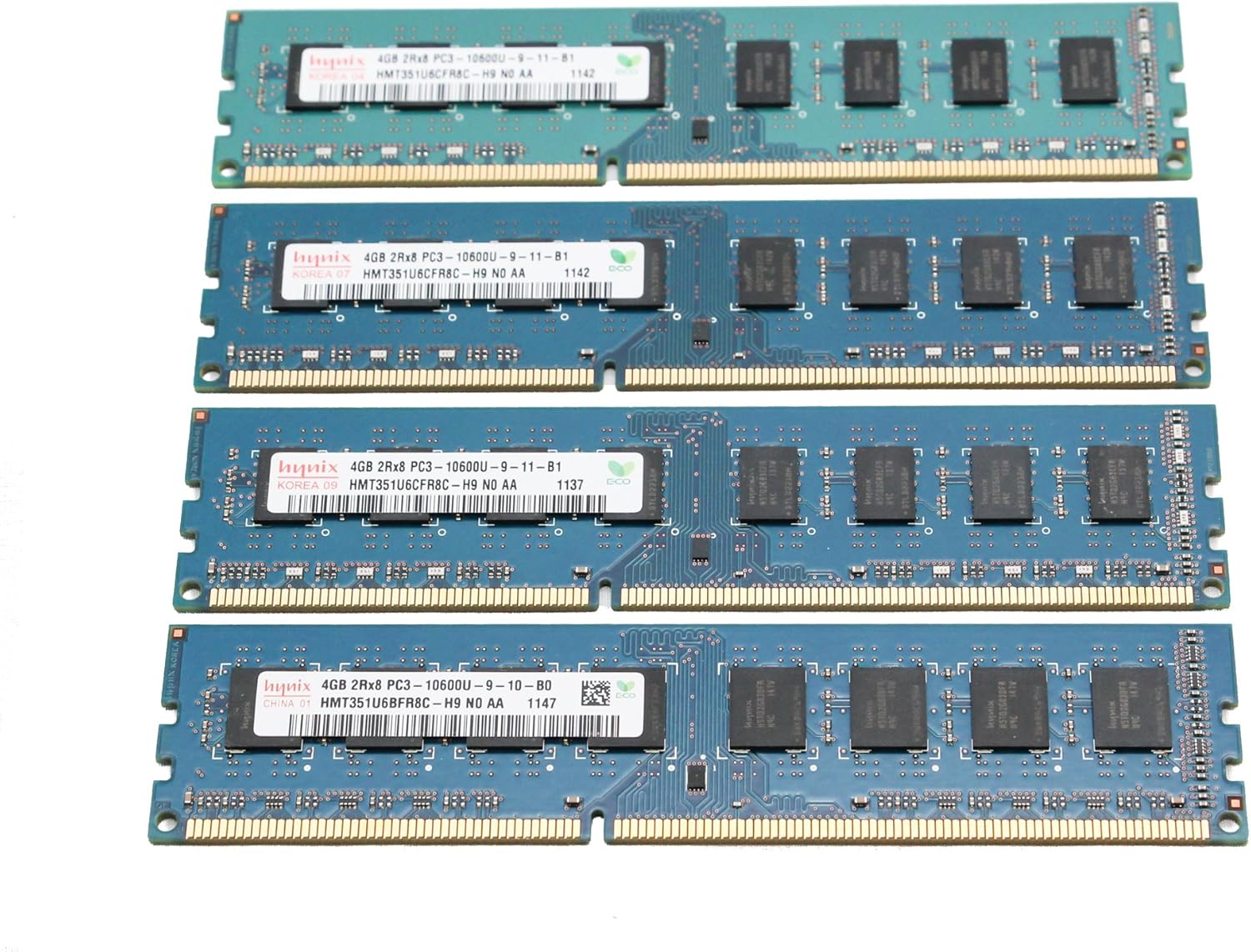 HMT351U6CFR8C-H9-N0AA - Hynix 4GB DDR3-1333MHz PC3-10600 Non-ECC Unbuffered CL9 240-Pin UDIMM 1.5V Dual Rank Memory Module