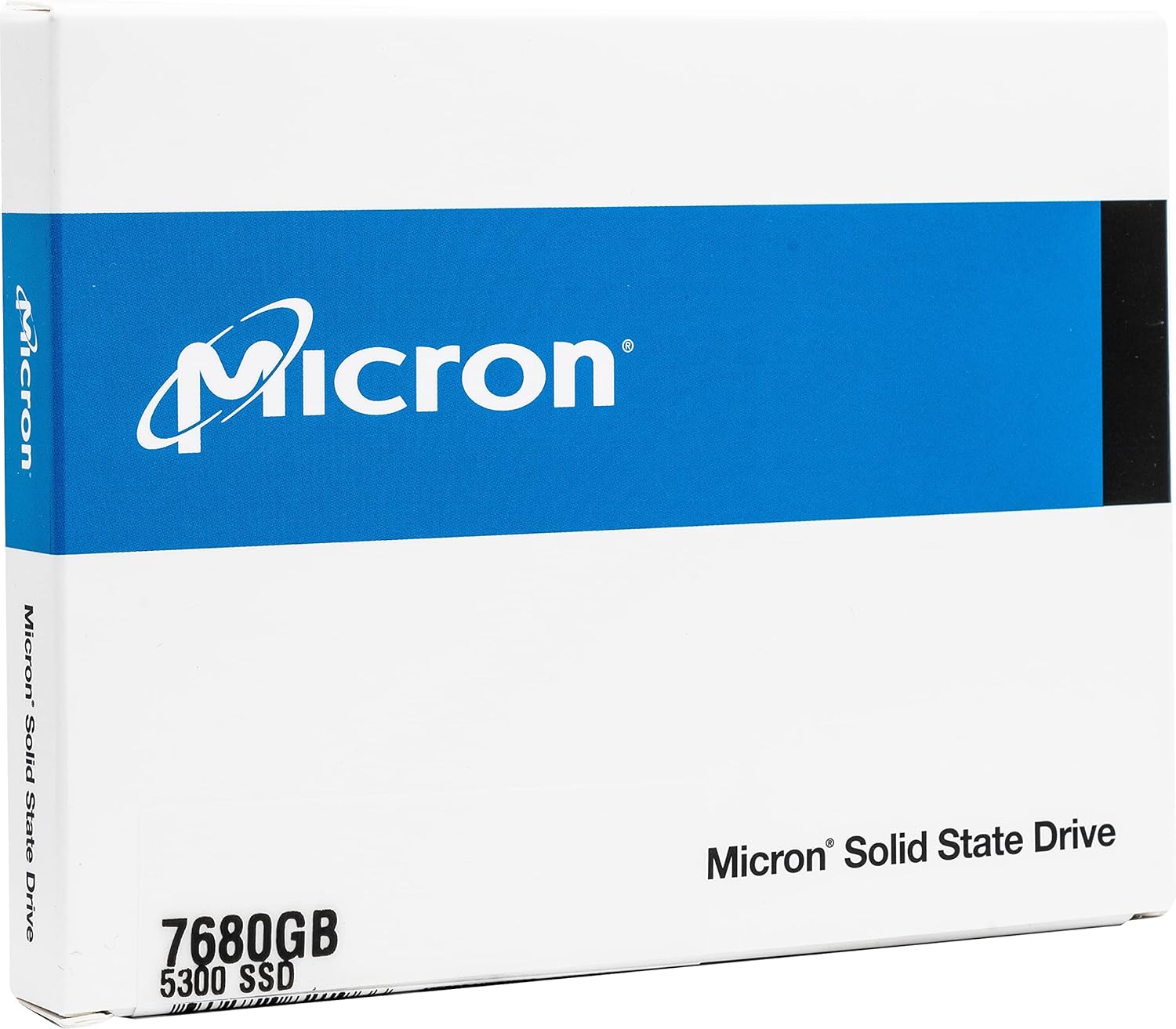 Micron MTFDDAK7T6TDS-1AW16ABDB / MTFDDAK7T6TDS-1AW16ABYY 5300 PRO / Dell 4FR0V / 7.68TB 2.5 7mm Read Intensive SED Enterprise SATA SSD