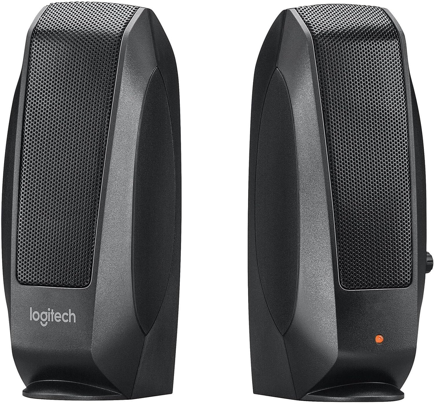 980-000012 - Logitech S120 Wired 3.5mm/2.3 Watts/2.0 Channel Speaker System (Black)
