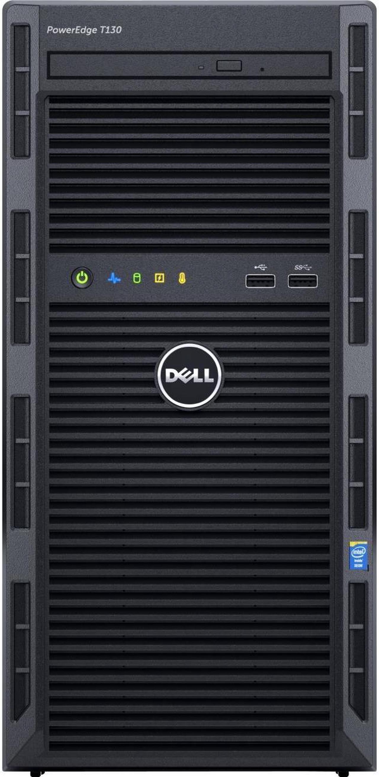 Dell T130 PowerEdge Tower Server Quad Core 3.40GHz,4GB RAM,1x H330 Perc