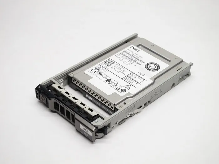 Dell 400-AUVH 3.84TB Multi-Level Cell SAS 12Gb/s Read Intensive (512e) 2.5-Inch Solid State Drive with Tray for Poweredge T630/R230