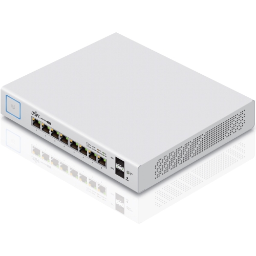 Ubiquiti US-8-150W UniFi Managed PoE+ Gigabit 8 Port Switch with SFP (150 W)