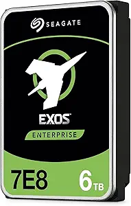Seagate Exos 7E8 ST6000NM021A 6TB 3.5â€ 7.2K RPM 512e Enterprise SATA Hard Drive