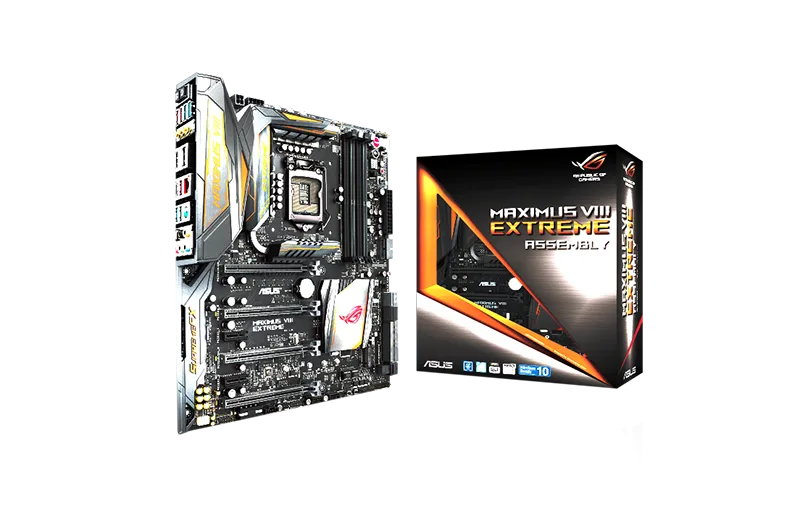 MAXIMUSVIIIEXT/ASSMB - Asus Maximus VIII Extreme/Assembly CPNT 1151 I7 Z170 14NM 64GB DDR4 512MB