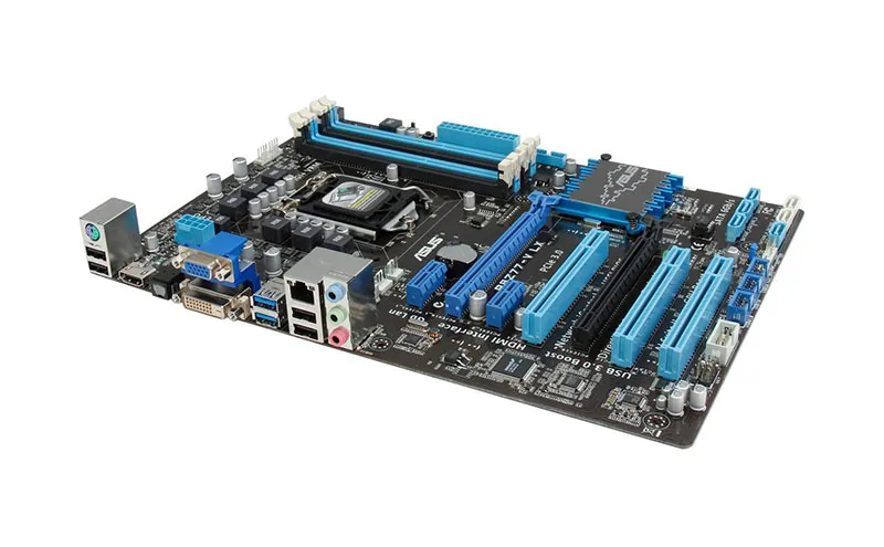 P8Z77-V-LX - Asus Socket H2 LGA-1155 Chipset Intel Z77 Express Support 32GB DDR3 SDRAM Maximum RAM ATX Motherboard