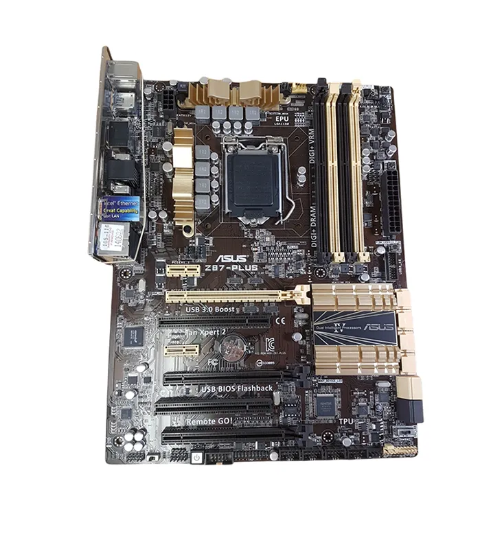 Z87-PLUS - Asus Socket LGA1150 Intel Z87 Chipset ATX System Board (Motherboard) Supports Core i7 / i5 / Pentium / Celeron Series DDR3 4x DIMM