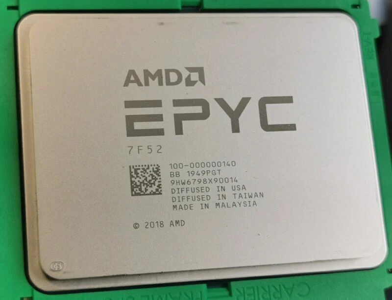 EPYC 7F52 AMD Processor for Advanced Computing and Data Handling