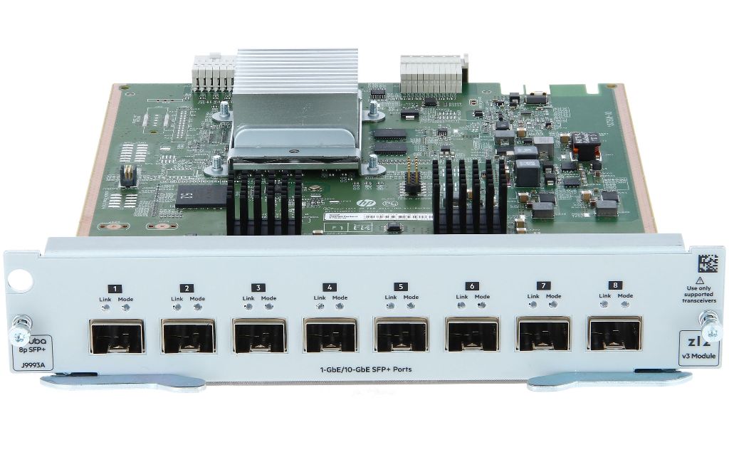 J9993A - HPE 8 x Ports 10GBase-X SFP+ MACsec v3 zl2 Module for 5400R/5406R Switches