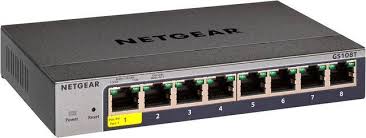 GS108T-300NAS - Netgear Prosafe GS108T 7 x RJ-45 Ports 10/100/1000Base-T + 1 x RJ-45 PD Port Layer 2 Unmanaged Gigabit Ethernet Network Switch