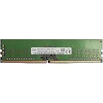 HMA81GU6CJR8N-VK - Hynix 8GB DDR4-2666MHz PC4-21300 Non-ECC Unbuffered CL19 288-Pin UDIMM 1.2V Single Rank Memory Module