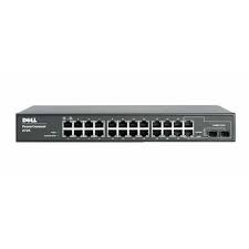 PC2724 - Dell PowerConnect 2724 24-Ports 10/100/1000Base-T + 2-Ports SFP Layer 3 Managed Gigabit Ethernet Network Switch