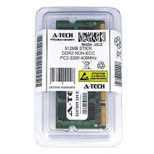 U2414 - Dell 512MB DDR2-400MHz PC2-3200 Non-ECC Unbuffered CL3 240-Pin UDIMM 1.8V Single Rank Memory Module