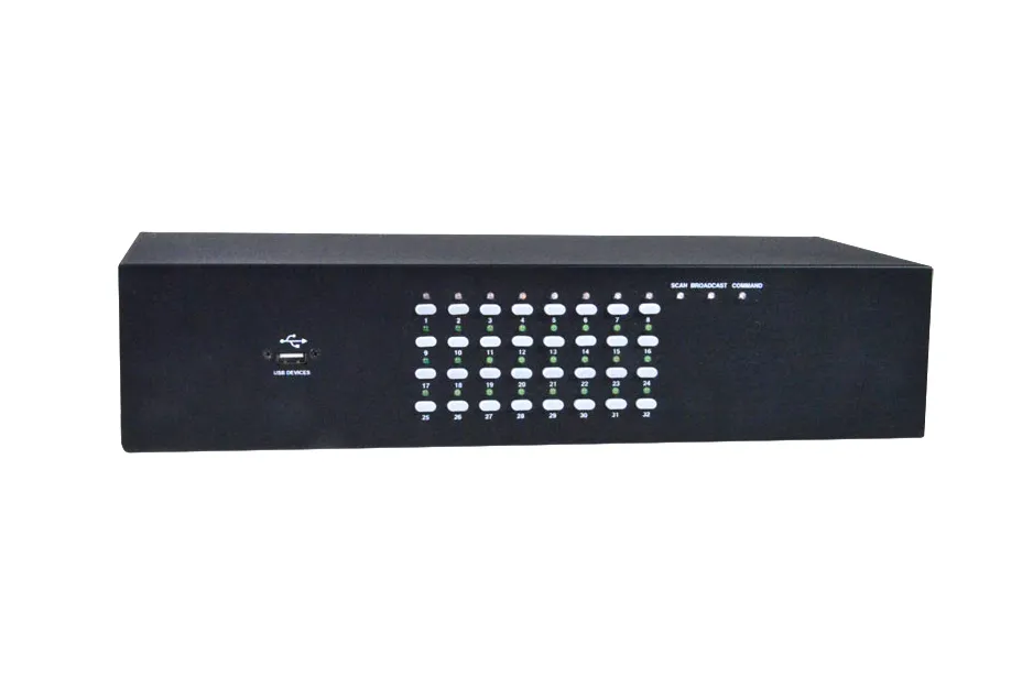 MPU2032-001 - Avocent MergePoint Unity 2032 32 x Ports RJ-45 + 1 x Port VGA 15-Pin 1U Rack-Mountable Over IP KVM Switch