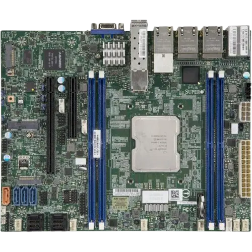 MBD-X11SDV-4C-TP8F - Supermicro X11SDV-4C-TP8F Socket FCBGA2518 System on Chip Chipset Flex-ATX System Board (Motherboard) Supports Xeon D-2123IT DDR4 4x DIMM