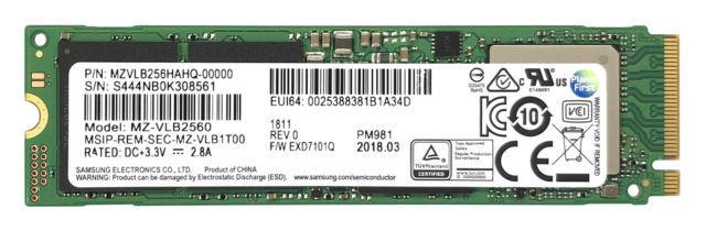 MZ VLB2560: High-Capacity M.2 SSD Module