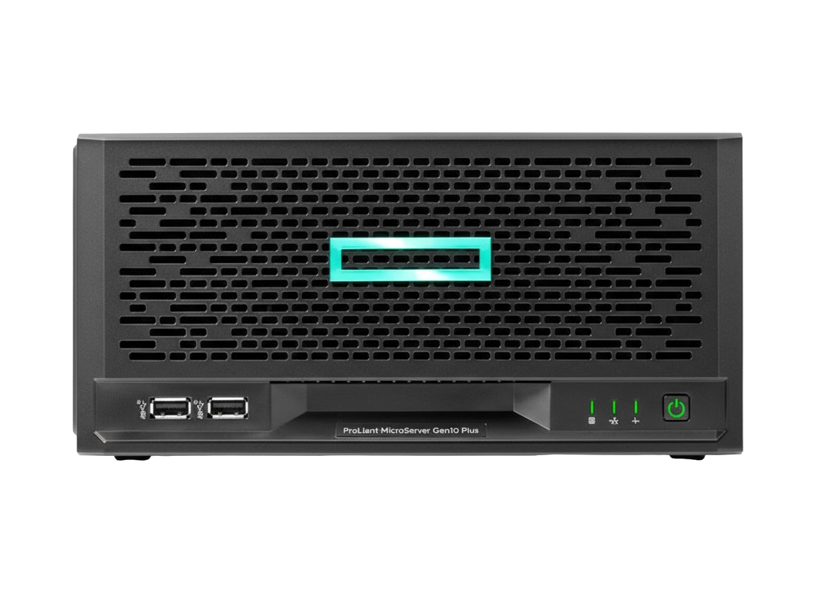 P54649-001 - HP Microserver Gen10 Plus V2 Ultra Micro Tower Server Intel Xeon E-2314 2.8GHz 16GB DDR4 SDRAM SATA 6Gb/s Controller