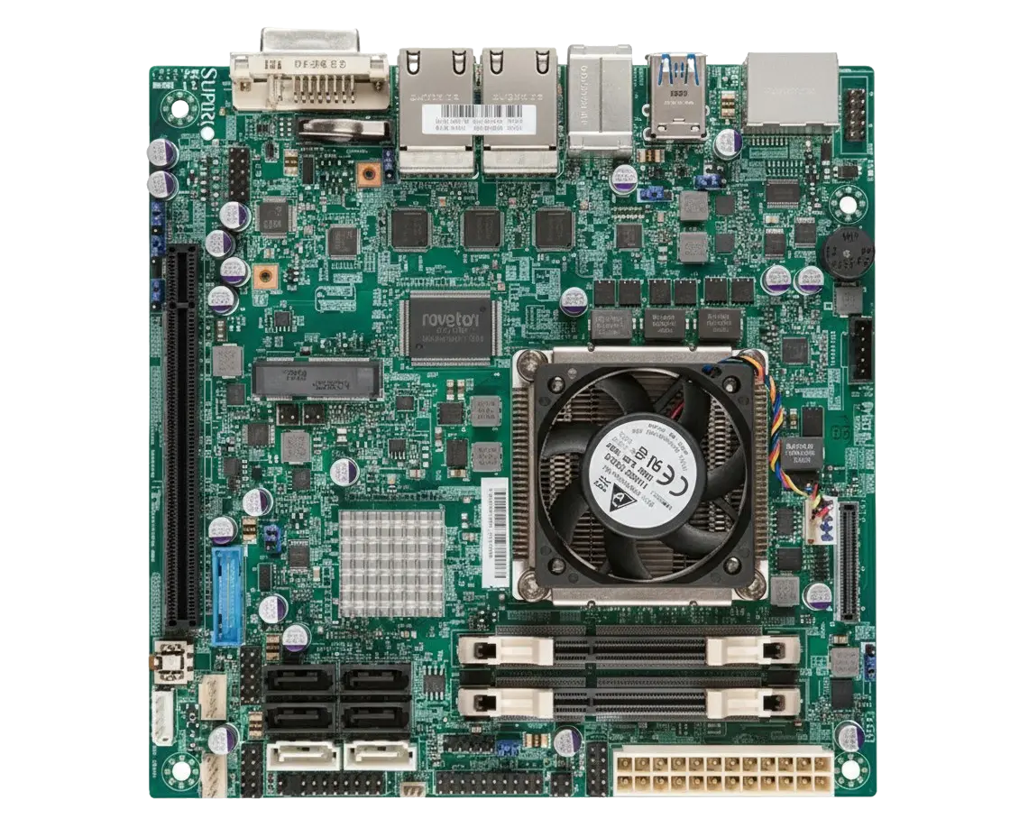 MBD-X10DRH-IT - Supermicro X10DRH-iT Socket R3 LGA 2011 Intel C612 Chipset E-ATX System Board (Motherboard) Supports 2x Xeon E5-2600 v4/v3 Series DDR4 16 x DIMM