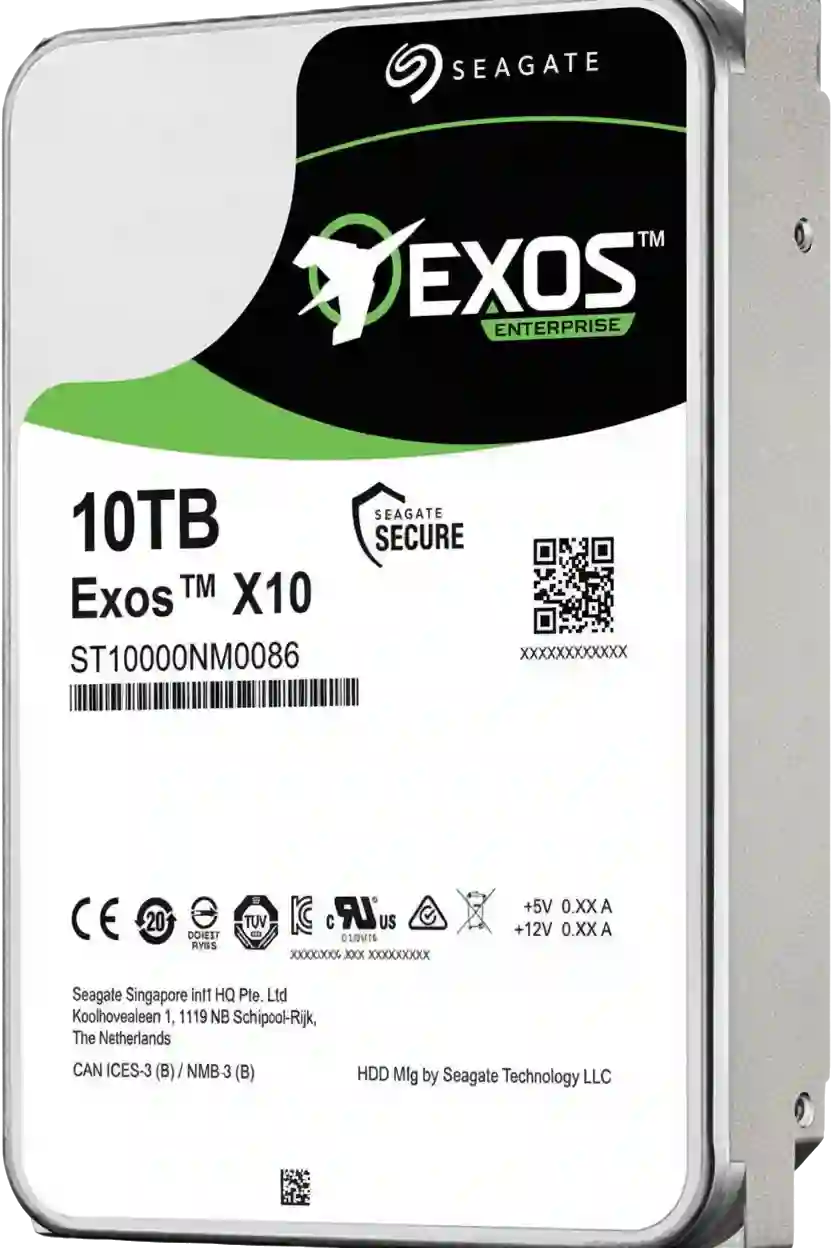 Seagate IronWolf NAS ST10000VN0008 10TB 3.5" 7.2K RPM 512e SATA Hard Drive