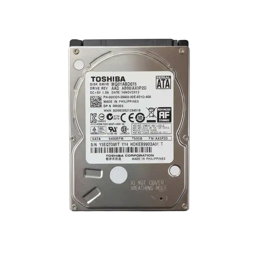 Toshiba MQ01ABD075 2.5" SATA Hard Drive