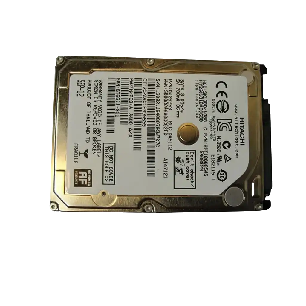678311-001 - HP 1TB 5400RPM SATA 6Gb/s 2.5-Inch Hard Drive