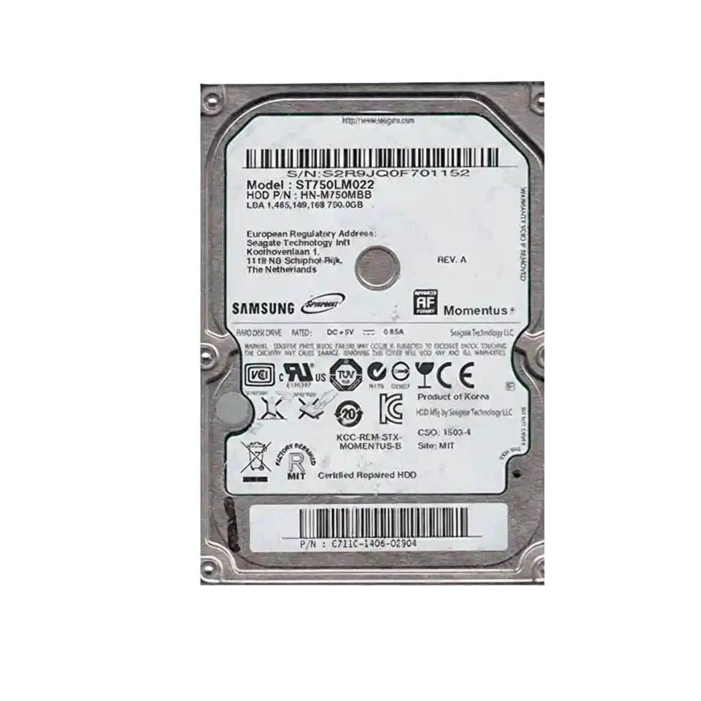 Samsung Spinpoint ST750LM022 750GB 2.5" SATA Laptop Hard Drive