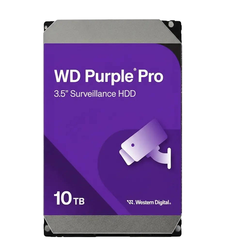 Western Digital WD102PURP 10TB Internal Hard Drive for Surveillance