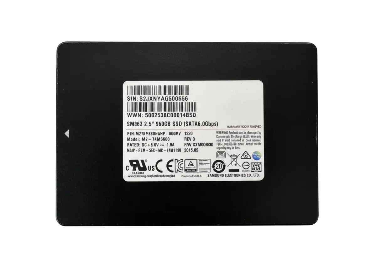 Samsung SM863 High-Speed SSD for Enterprise-Level Storage Solutions