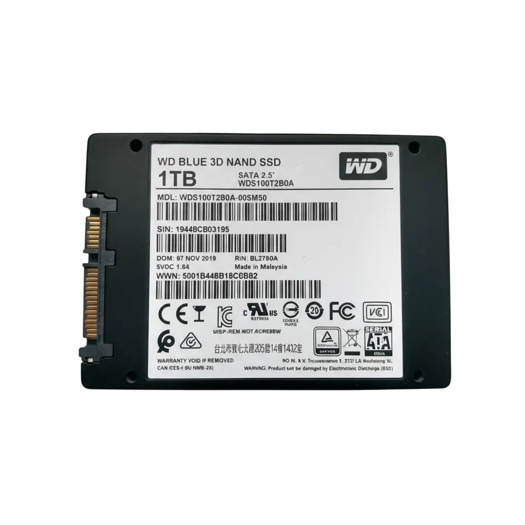 WD WDS100T2B0A: 1TB 2.5" SATA SSD Specs and Performance