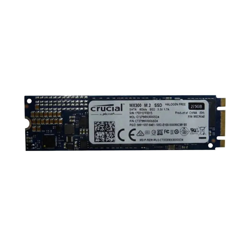 Crucial CT275MX300SSD4 275GB M.2 2280 SATA Solid State Drive