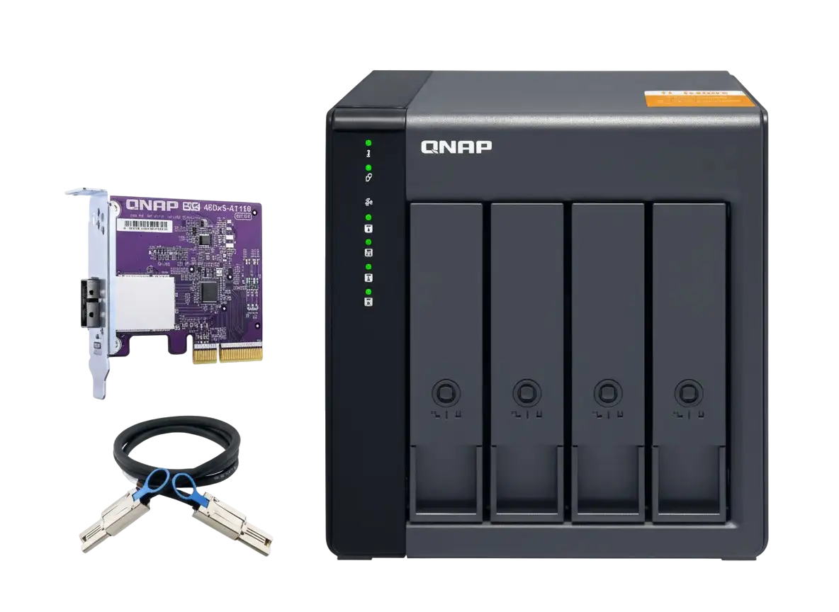 TL-D400S-US - QNAP 4-Bay LFF SATA Storage Enclosure