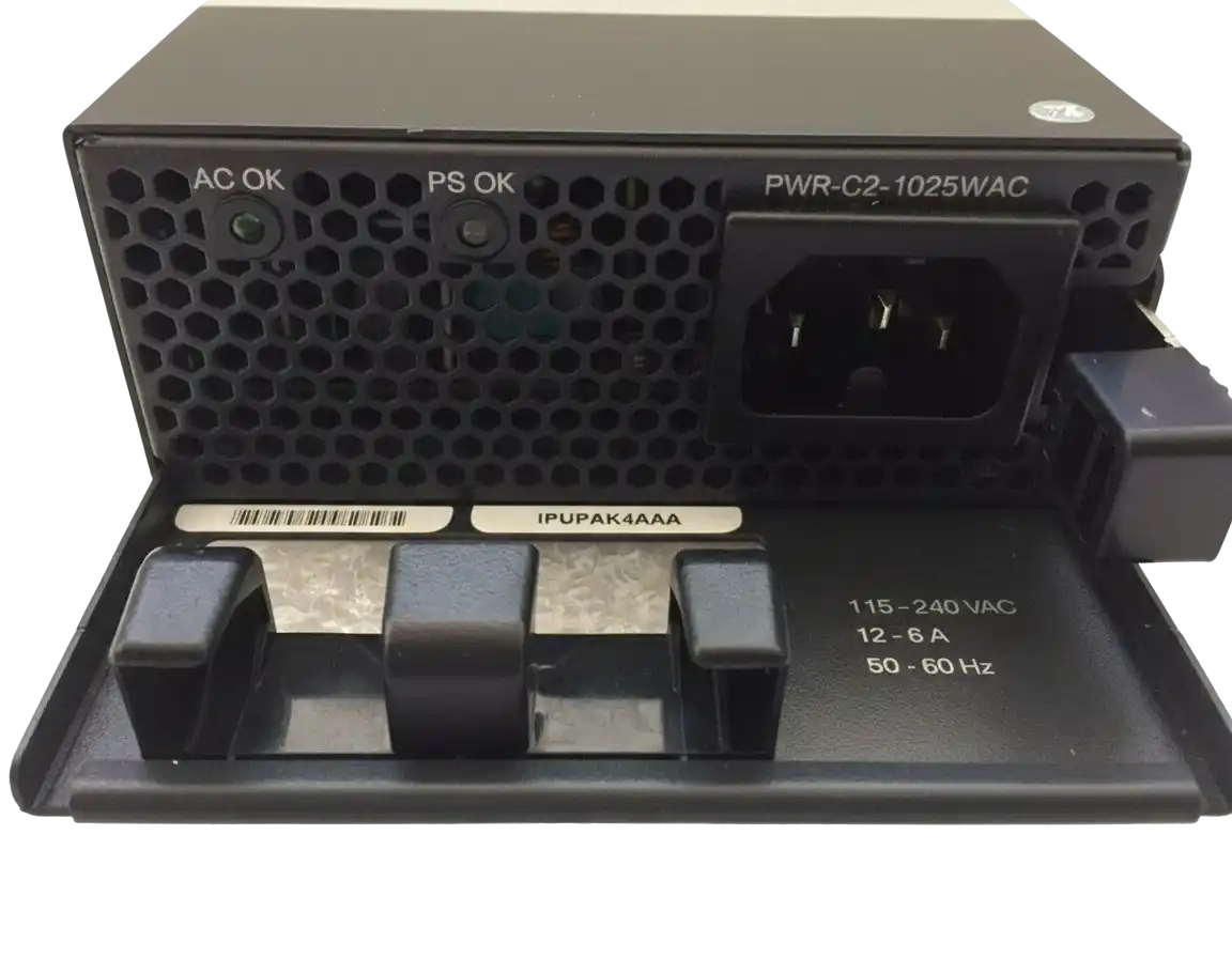 PWR-C2-1025WAC - Cisco 1025-Watts 100-240V AC 50-60Hz Power Supply for Catalyst 3650