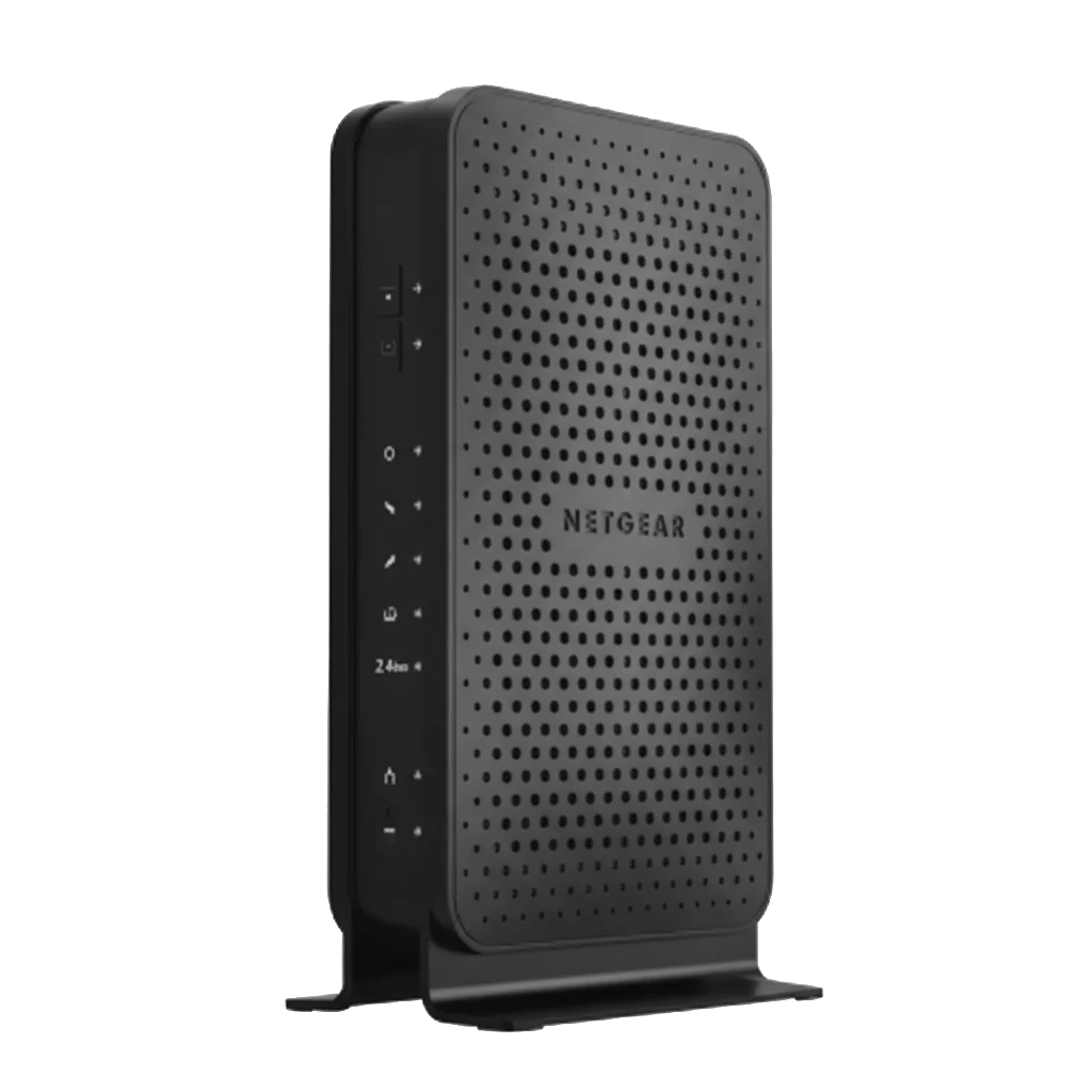 C3000-100NAS - Netgear C3000 2 x Ports 1000Base-T LAN 300Mb/s IEEE 802.11 b/g/n 2.4GHz WiFi Cable Modem Router