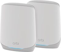 RBS20-100UKS - Netgear Orbi RBS20 IEEE 802.11ac Tri-Band 5GHz 2200Mbps 2 x Ports 10/100/1000Base-T Internal Antennas Wireless Range Extender